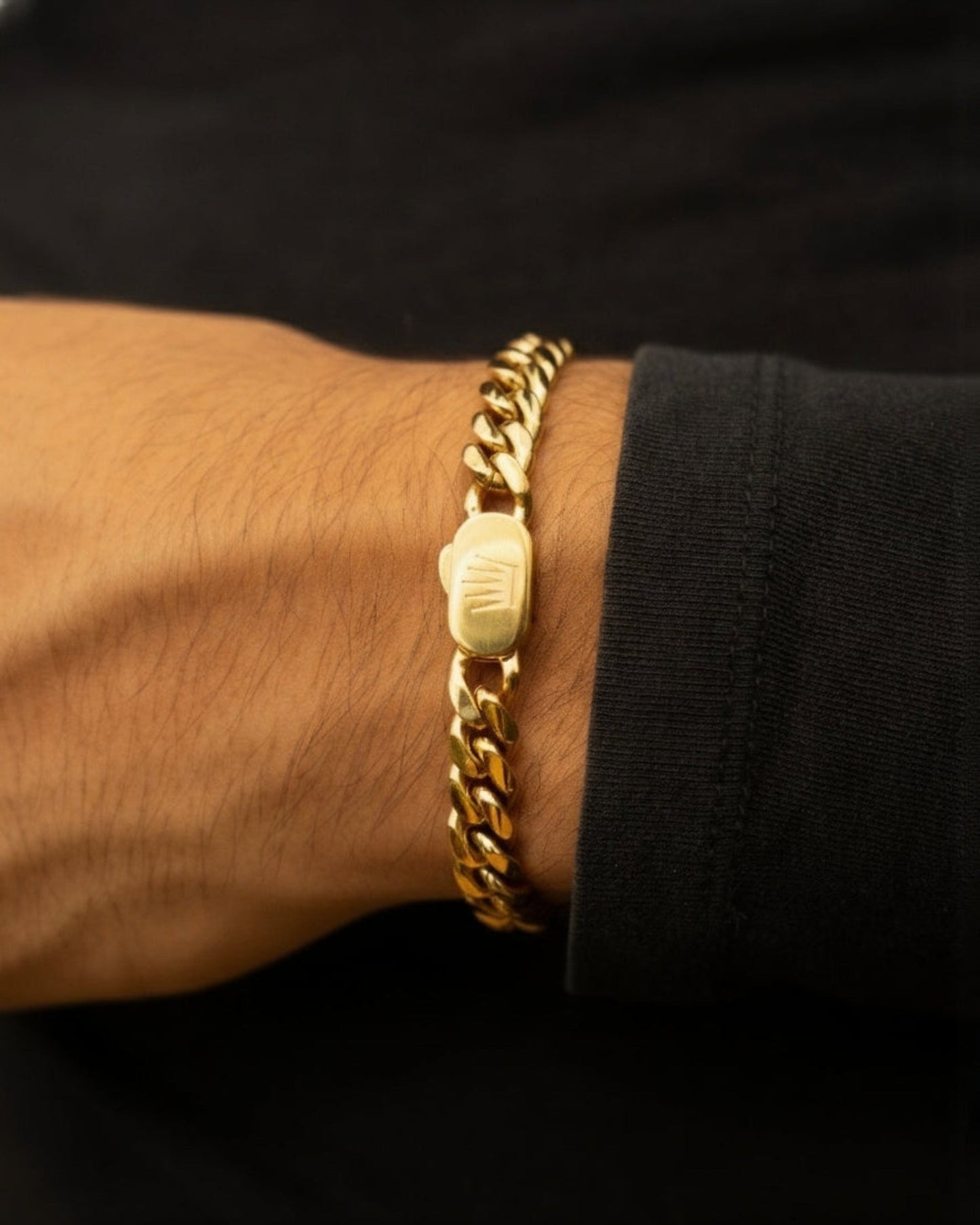 MIAMI CUBAN BRACELET (GOLD) 10MM