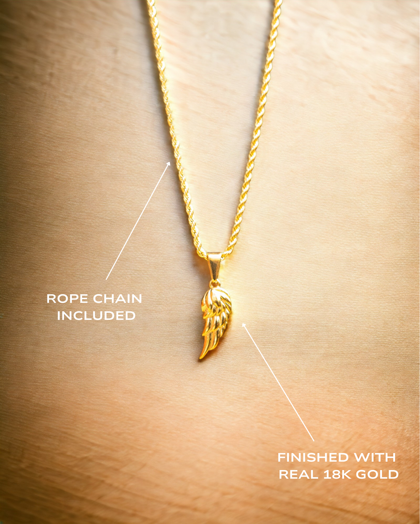 Wing Pendant (Gold)