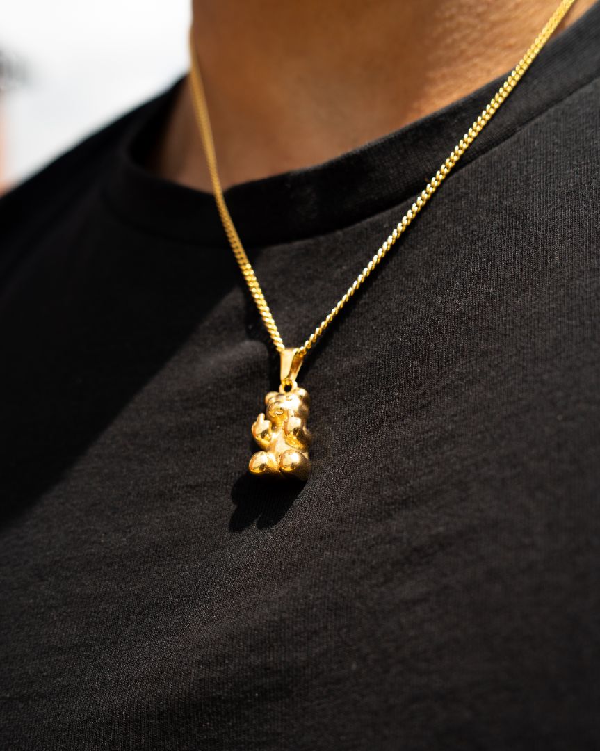 Offensive Bear Pendant (Gold)