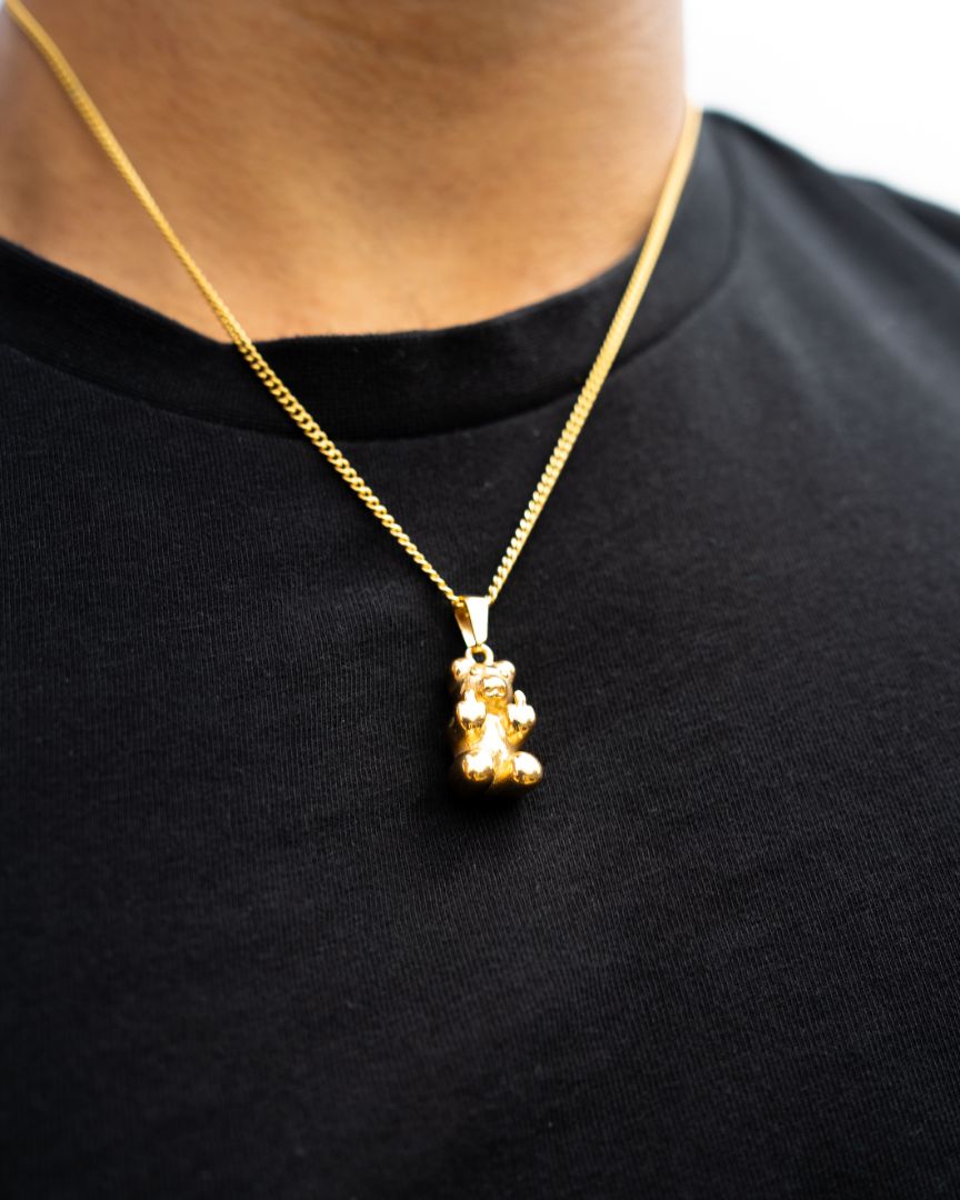 Offensive Bear Pendant (Gold)