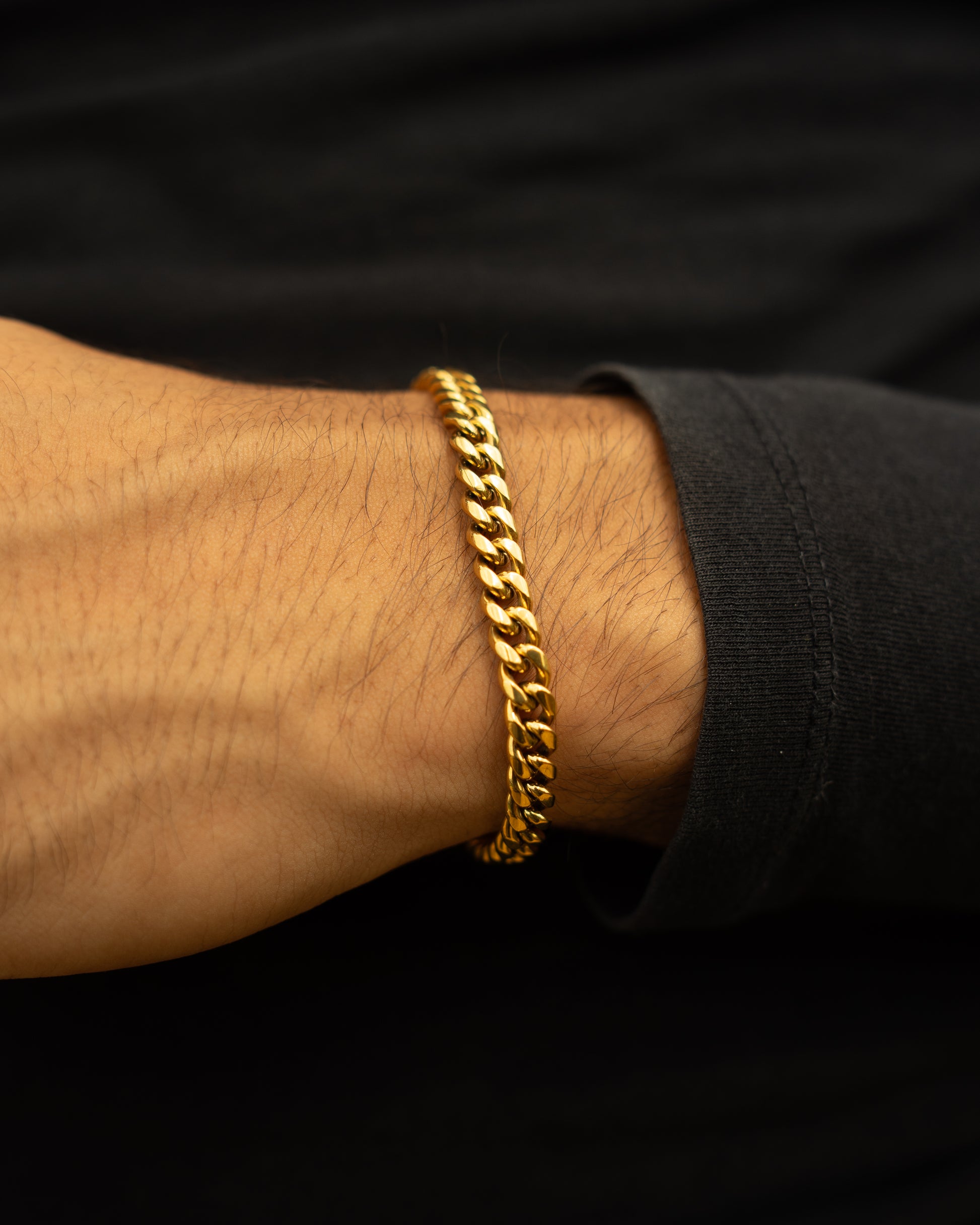 Miami Cuban Bracelet (Gold) 6mm