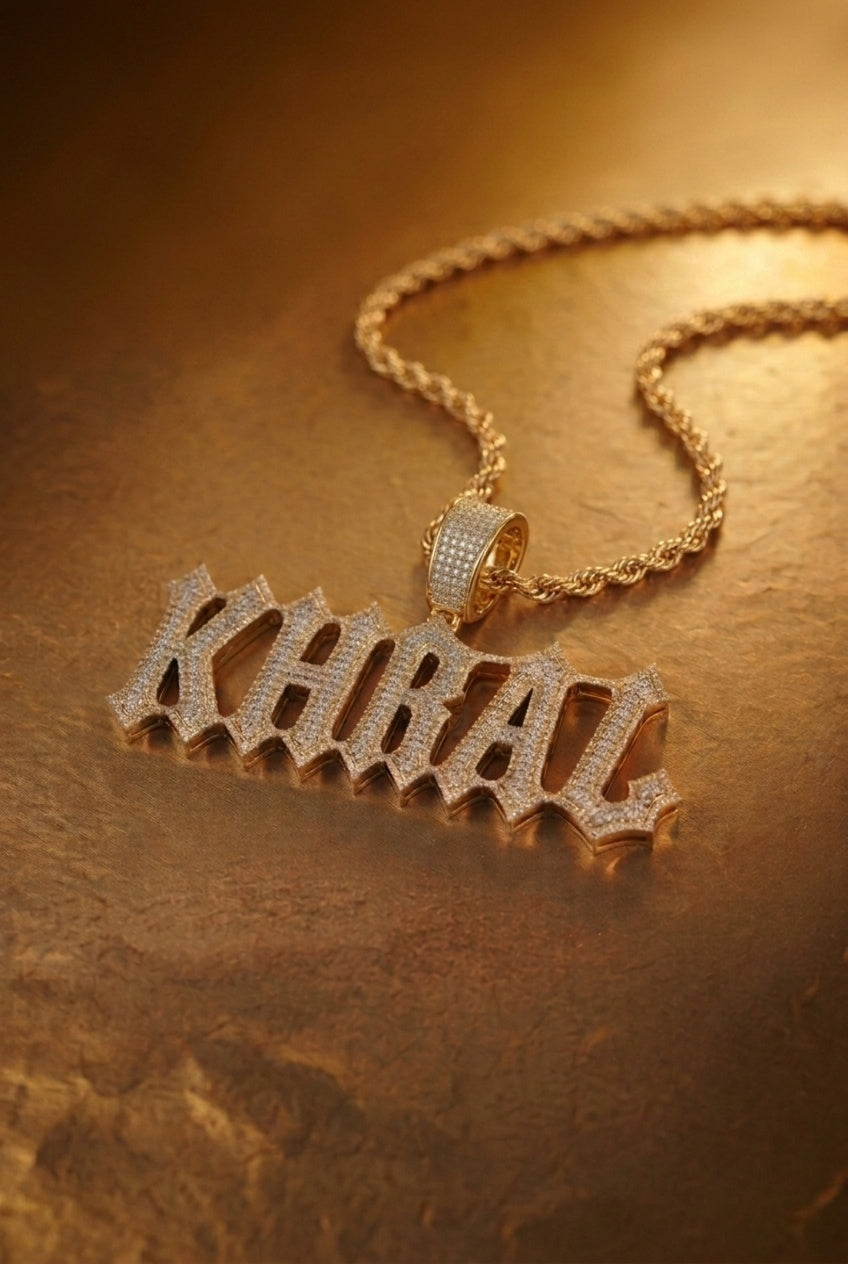 CUSTOM HERITAGE FONT (GOLD)