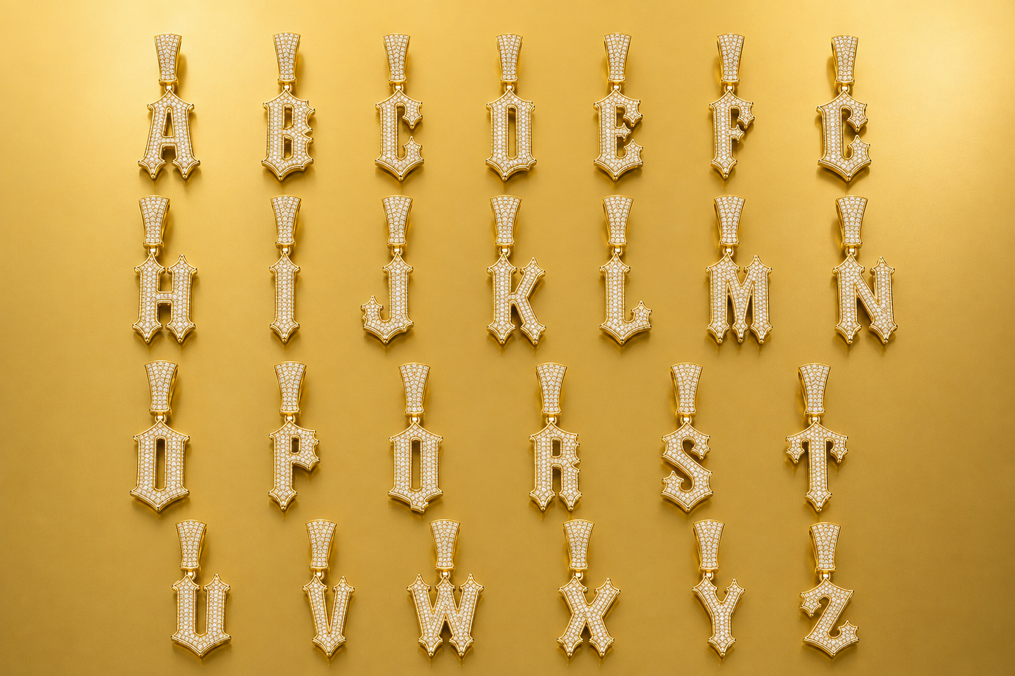 CUSTOM HERITAGE FONT (GOLD)