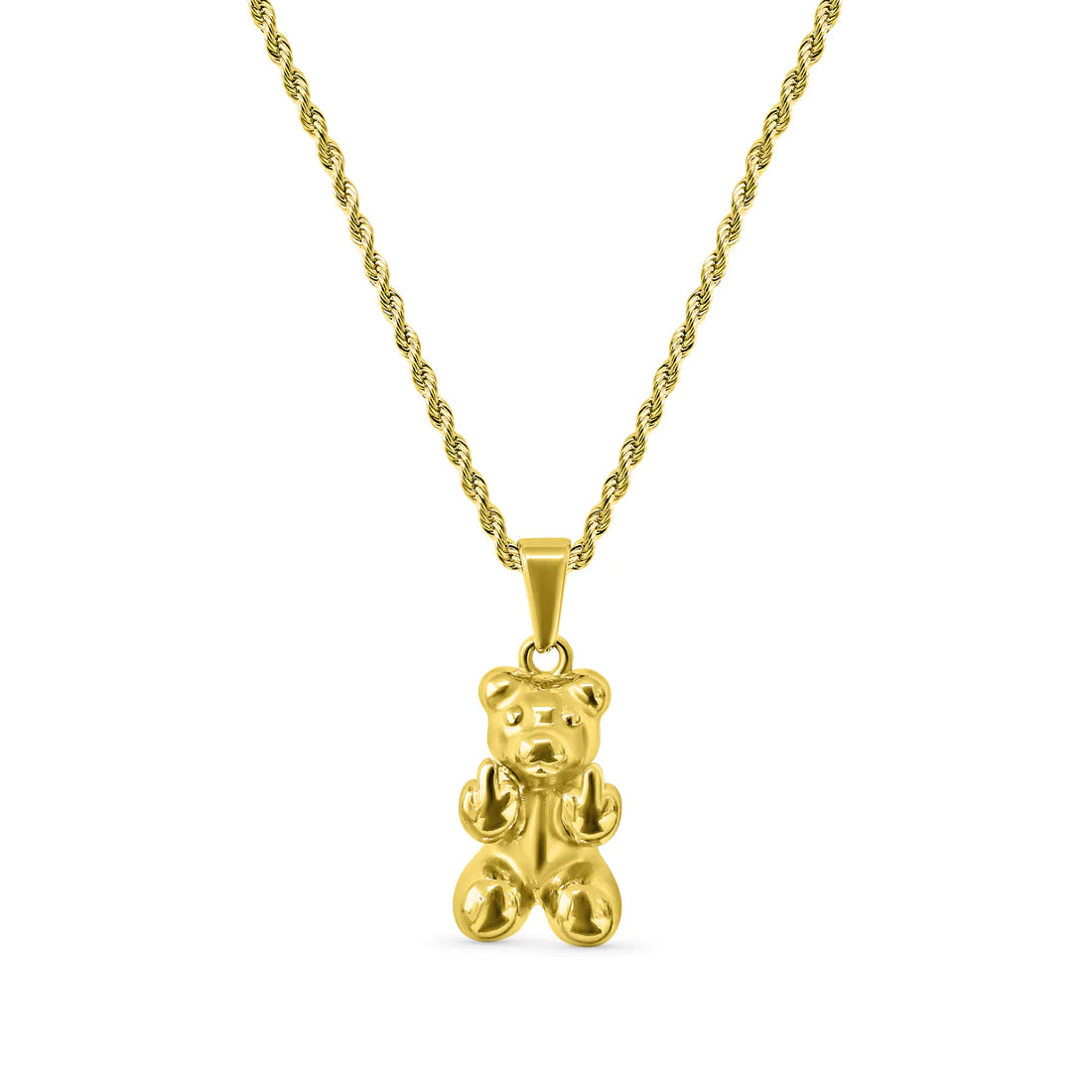 Offensive Bear Pendant (Gold)