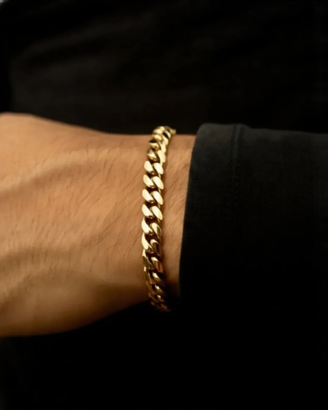 MIAMI CUBAN BRACELET (GOLD) 10MM