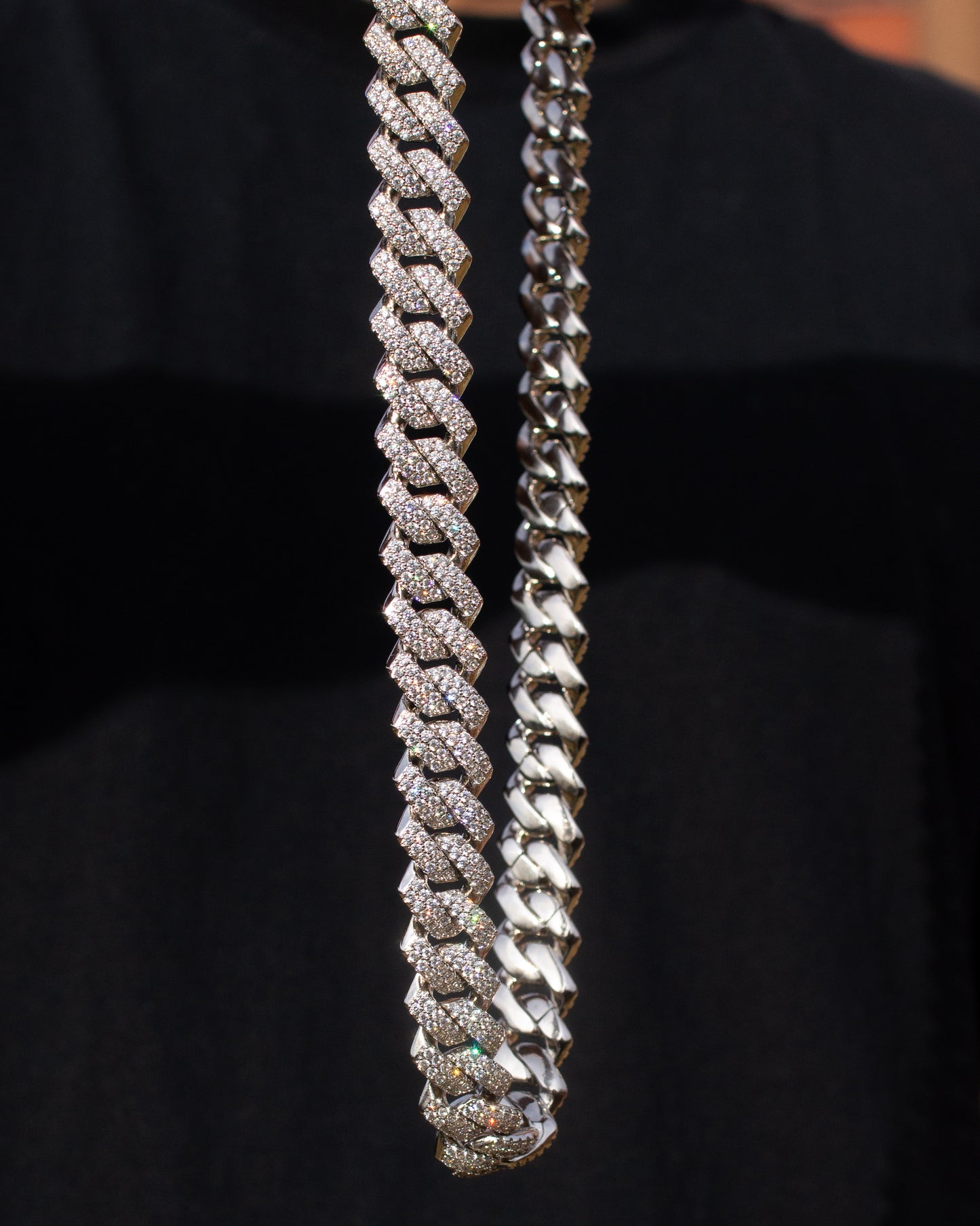 14mm Prong Link Chain (Silver)